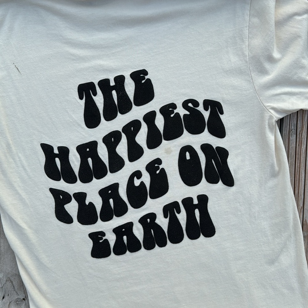 The Happiest Place on Earth Disney Tee